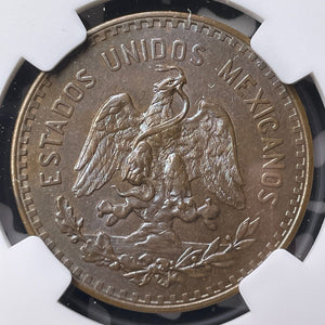 1930-Mo Mexico 5 Centavos NGC MS63BN Lot#G9048 Choice UNC! Large '0'