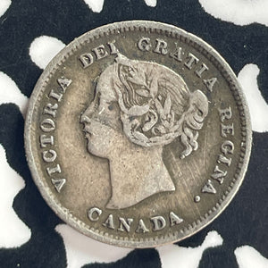 1892 Canada 5 Cents Lot#T7899 Silver! Nice! Better Date
