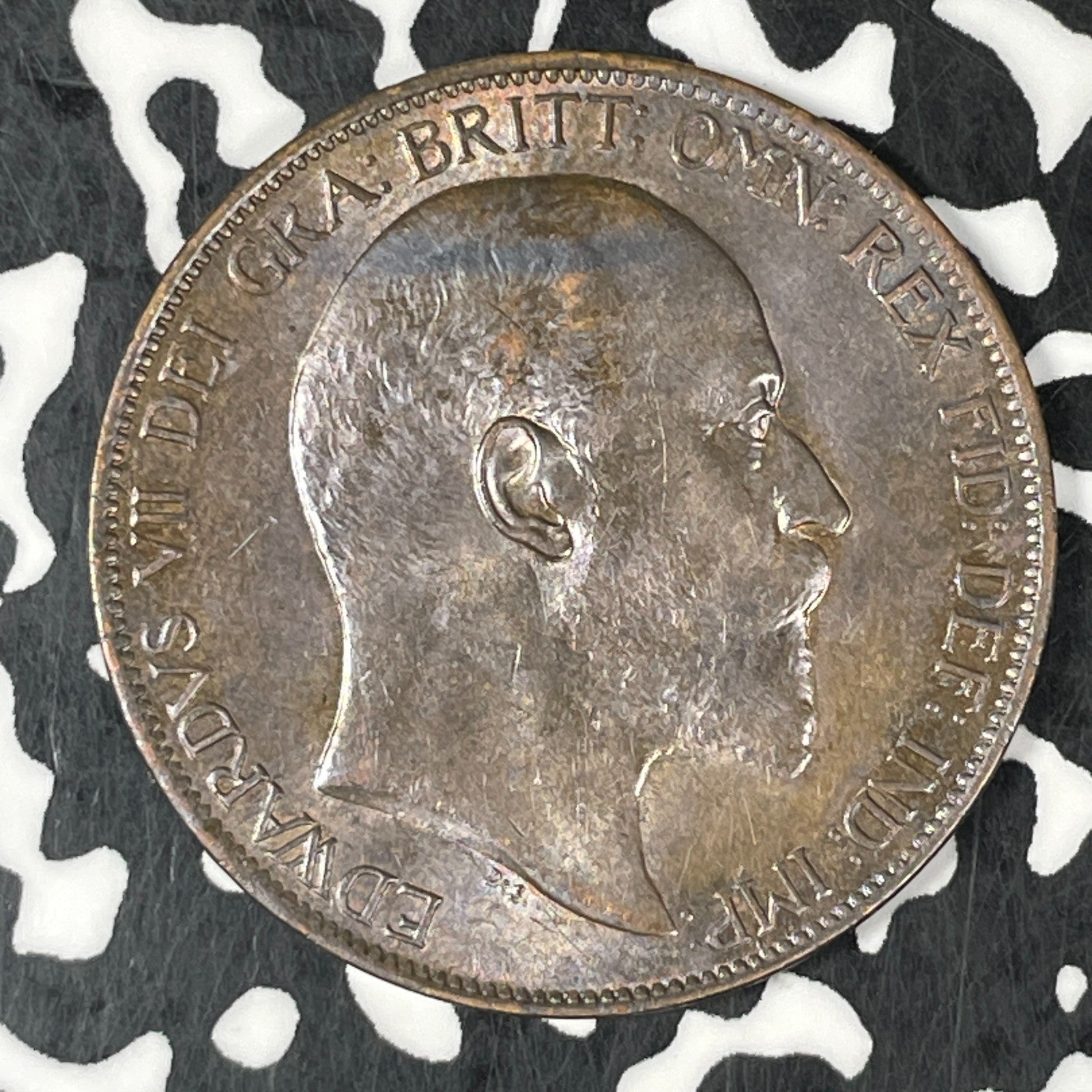 1902 Great Britain 1 Penny Lot#C6685 High Grade! Beautiful!