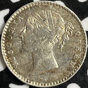 1841 India 2 Anna Lot#D8955 Silver! Nice!