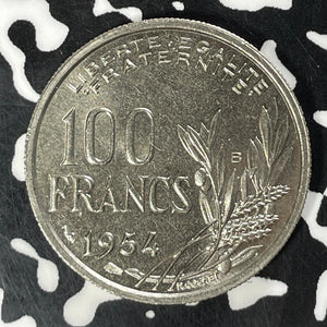 1954-B France 100 Francs (8 Available) High Grade! (1 Coin Only) KM#919.2