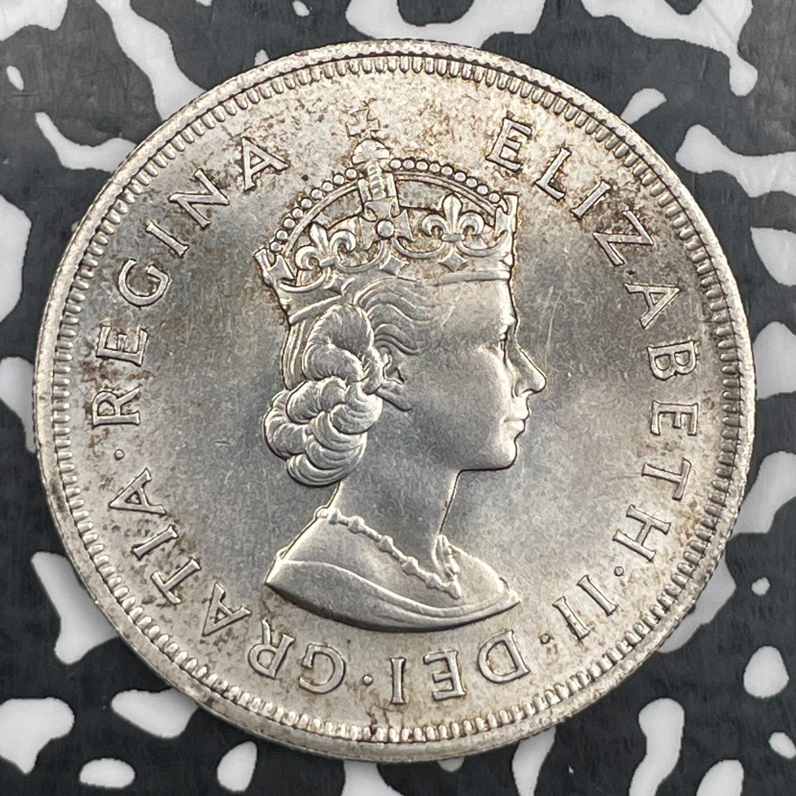 1959 Bermuda 1 Crown Lot#N1787 Large Silver Coin! High Grade! Beautiful!
