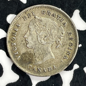 1897 Canada 5 Cents Lot#T7889 Silver! Nice!