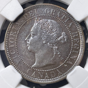 1891 Canada Large Cent NGC MS61BN Lot#G8808 Nice UNC! Large Date & Leaves