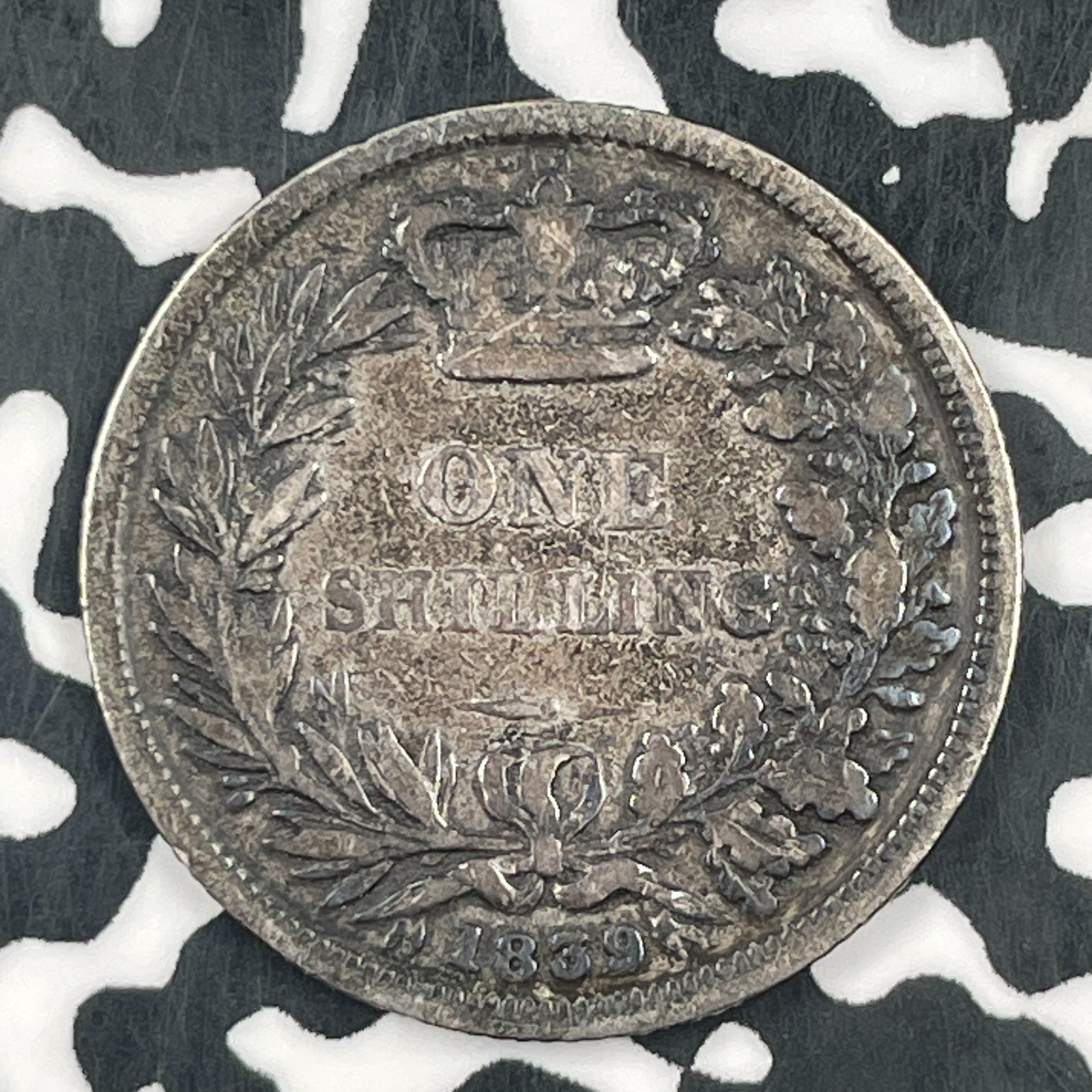 1839 Great Britain 1 Shilling Lot#F5675 Silver!