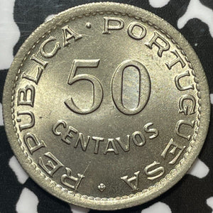 1949 Cape Verde 50 Centavos Lot#M6183 High Grade! Beautiful!