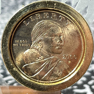 2000-P U.S. Hallmark American Spirit $1 Sacagawea Dollar Lot#B1702 With Case