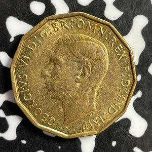 1943 Great Britain 3 Pence Threepence Lot#E1889 Nice!