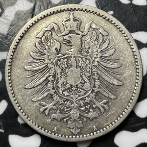 1881-A Germany 1 Mark Lot#D7614 Silver!