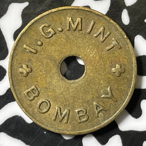 Undated India Bombay I.G. Mint 5 Paisa Canteen Token Lot#E4696