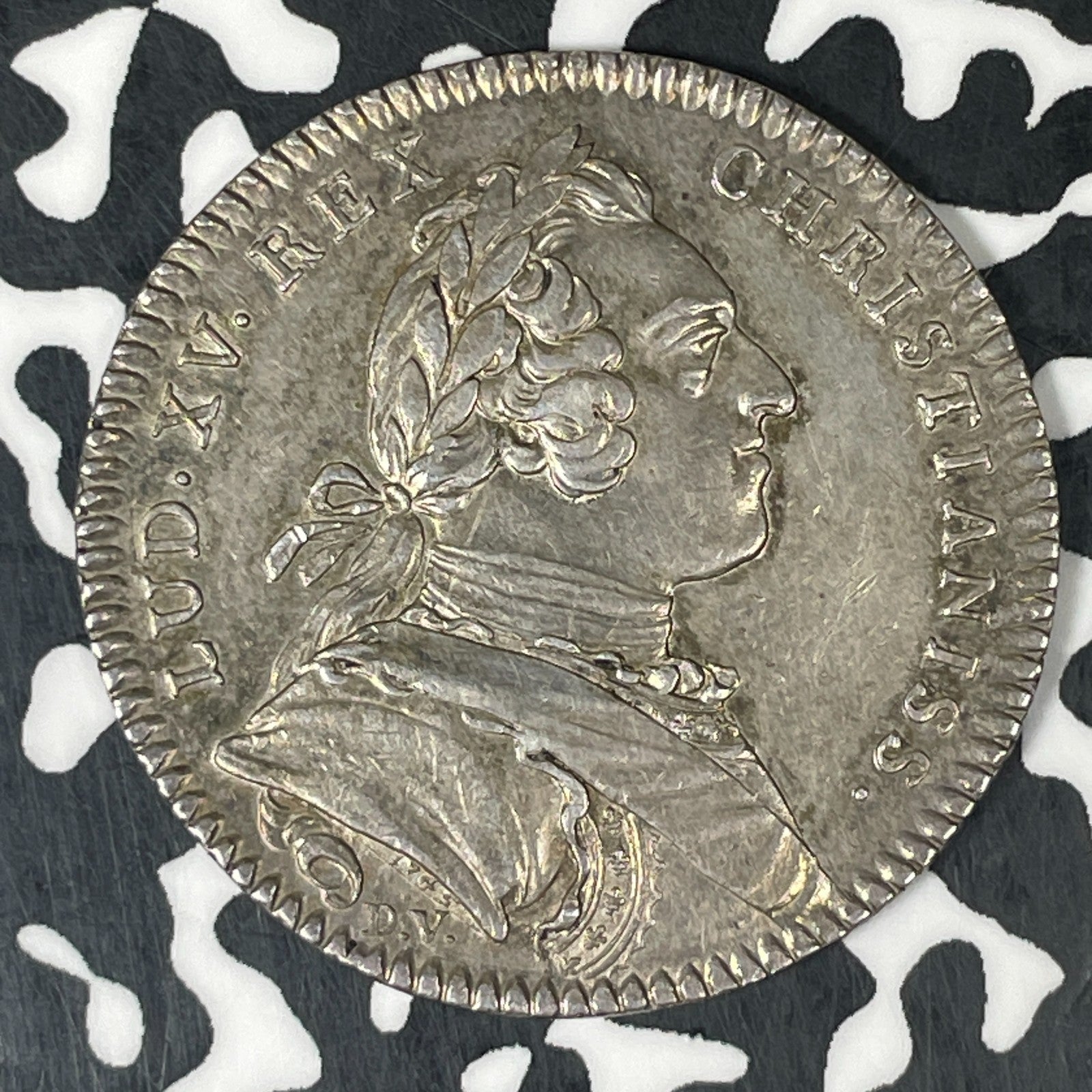 1742 France Louis XV Convent Of The Clergy In Paris Jeton Lot#JM0522 Silver!