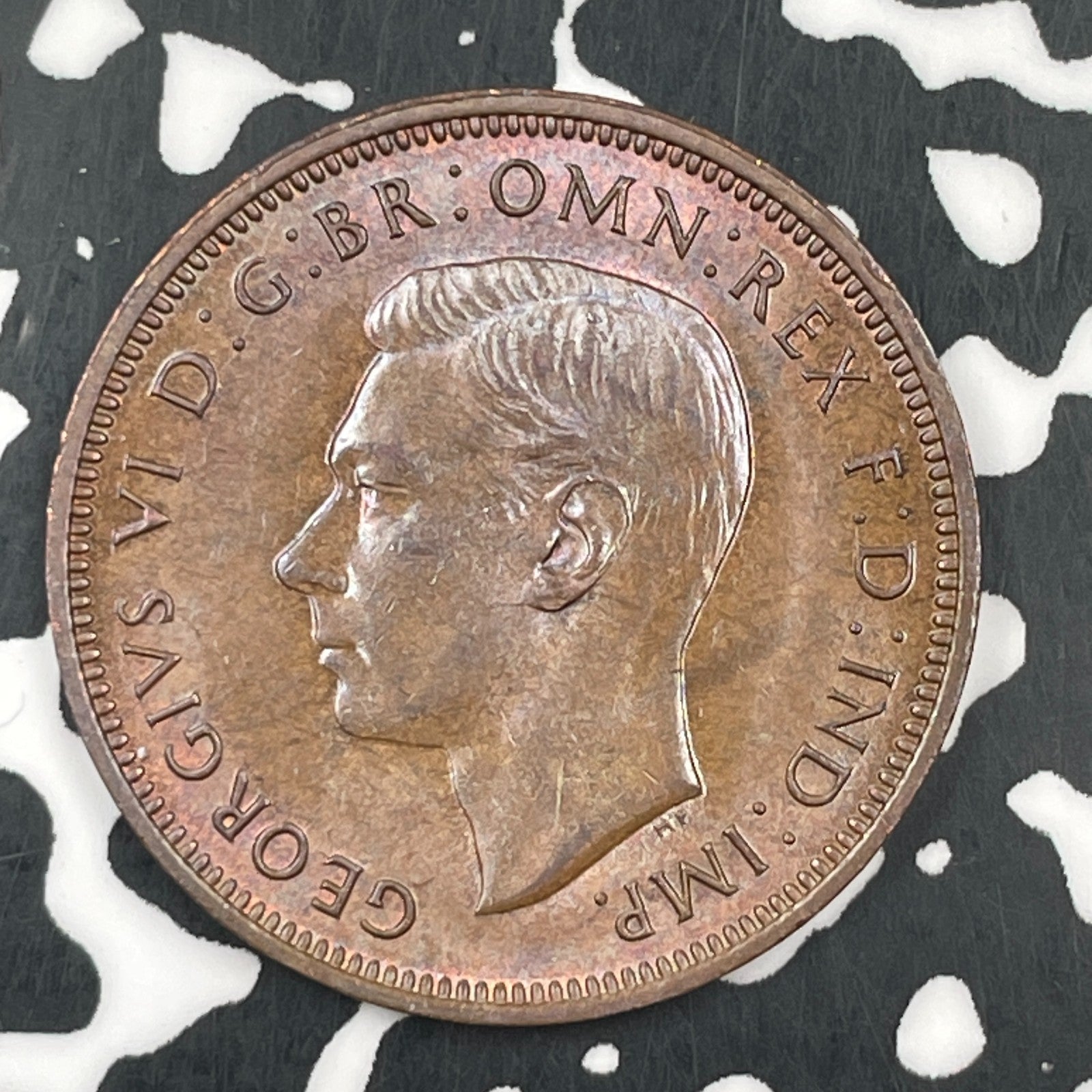 1942 Great Britain 1/2 Penny Half Penny Lot#F5132 High Grade! Beautiful!