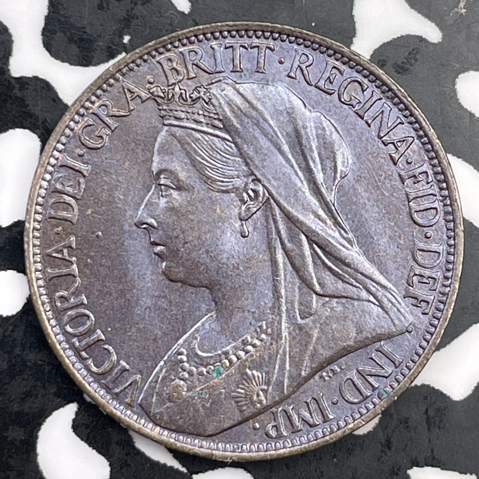 1901 Great Britain 1 Farthing Lot#F3374 High Grade! Beautiful!