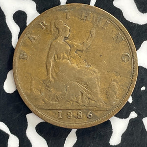 1886 Great Britain Farthing Lot#C1209