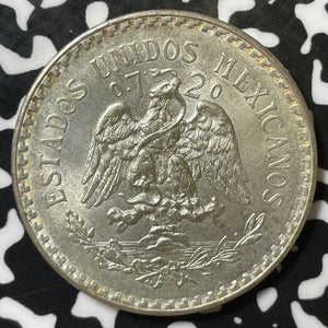 1945 Mexico 1 Peso Lot#E5013 Silver! High Grade! Beautiful!