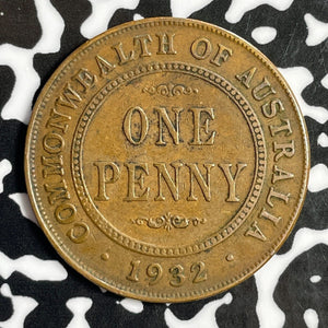 1932 Australia 1 Penny Lot#E1133