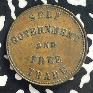 1857 Prince Edward Island Self Government & Free Trade Token Lot#T7945