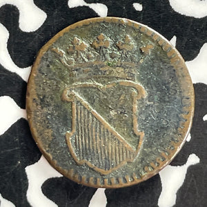 1754 Netherlands East Indies 1/2 Duit Half Duit Lot#T7347