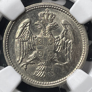 1917 Serbia 10 Para NGC MS61 Lot#G8450 Nice UNC!