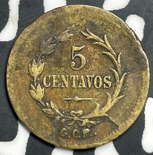 1919 Costa Rica 5 Centavos Lot#T9388