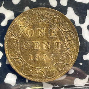1908 Canada Large Cent ICCS MS62 Lot#OV1596 Nice UNC!