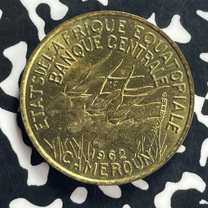 1962 Cameroon 25 Francs Lot#T9190 High Grade! Beautiful!