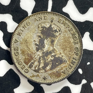 1918 Straits Settlements 10 Cents Lot#C1294 Silver!
