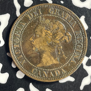 1891 Canada Large Cent Lot#JM9636 Key Date! Small Date, Small Letters Variety