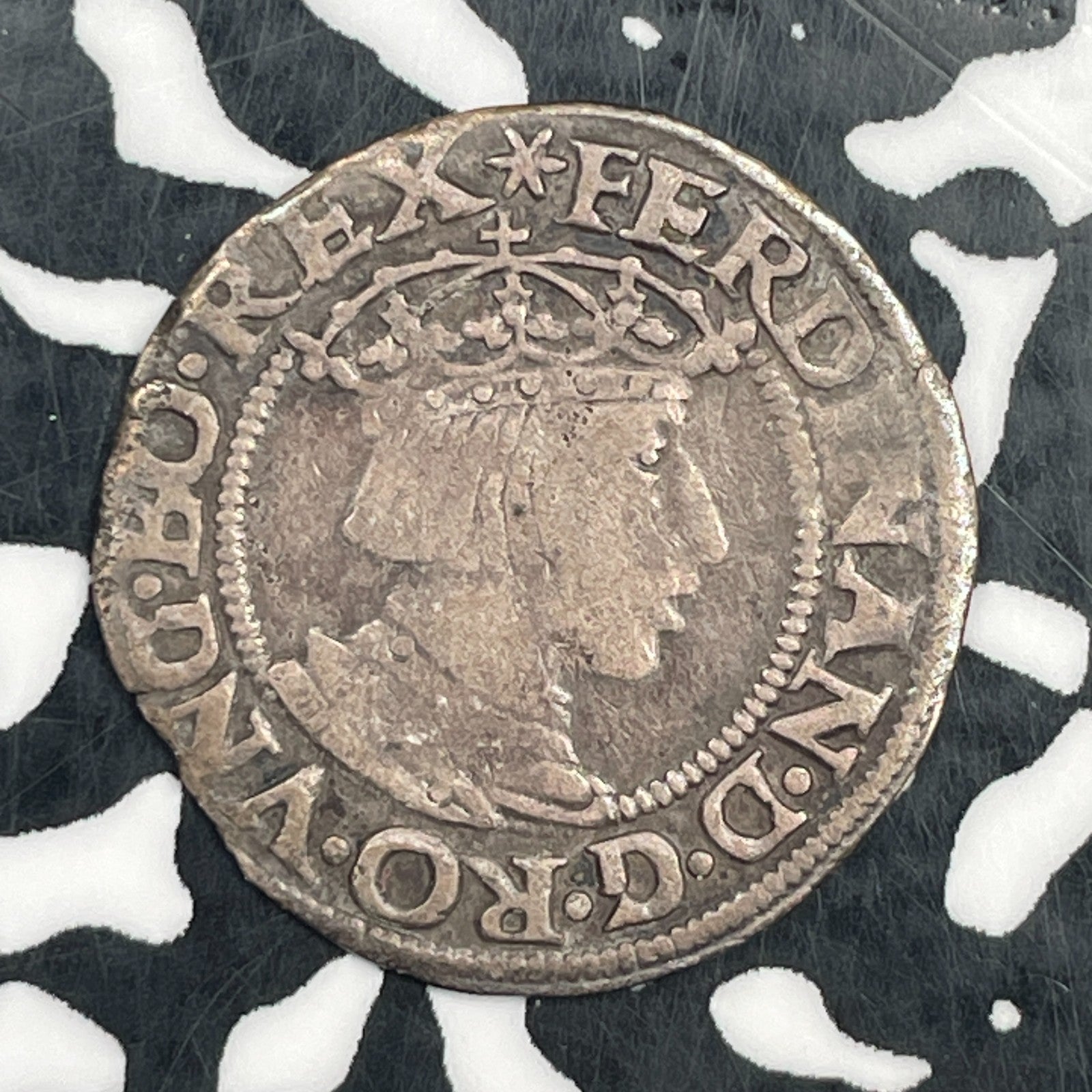 1550 Austria Ferdinand I 3 Kreuzer Lot#JM2386 Silver! Schulten-4128