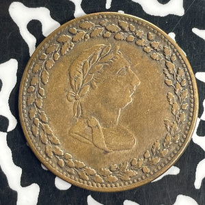 1812 Lower Canada Thomas Halliday 1/2 Penny Token Lot#T8450 Nice!