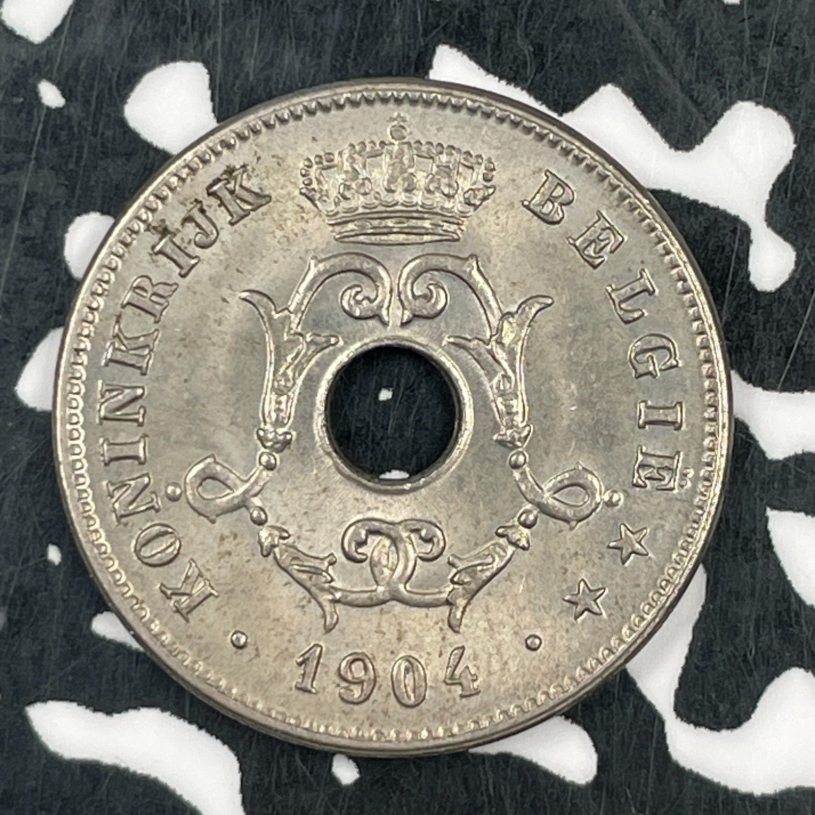 1904 Belgium 10 Centimes Lot#F7362 KM#53