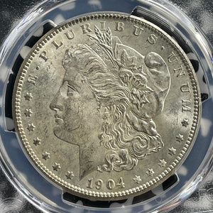 1904-O U.S. $1 Morgan Dollar PCGS MS63 Lot#G371 Silver! Choice UNC!