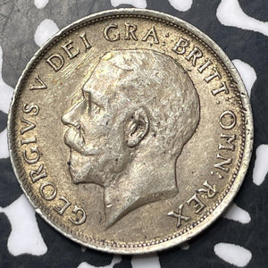 1918 Great Britain 1 Shilling Lot#E8284 Silver!