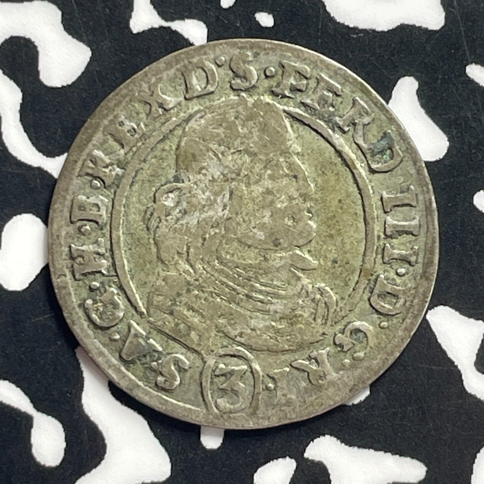 1656 Germany Silesia 3 Kreuzer Lot#JM0017 Silver!