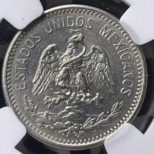 1914-M Mexico 5 Centavos NGC MS63 Lot#G9046 Choice UNC!