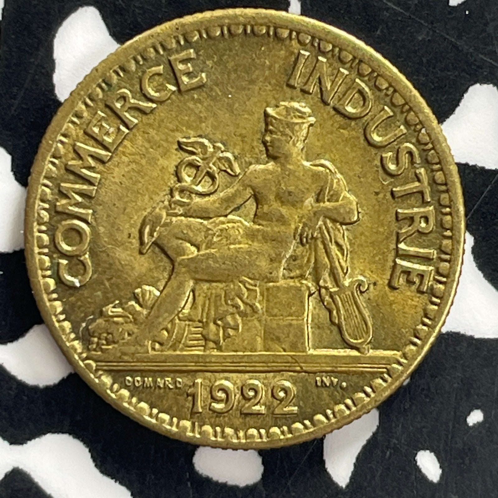1922 France 50 Centimes Lot#C1273 High Grade! Beautiful!