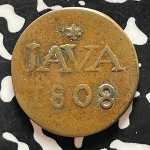 1808 Netherlands East Indies Java 1 Duit Lot#T5031