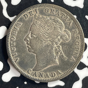 1900 Canada 25 Cents Lot#JM9667 Silver! Nice!