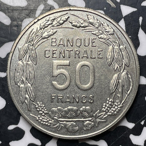 1960 Cameroon 50 Francs Lot#MK215 High Grade! Beautiful!