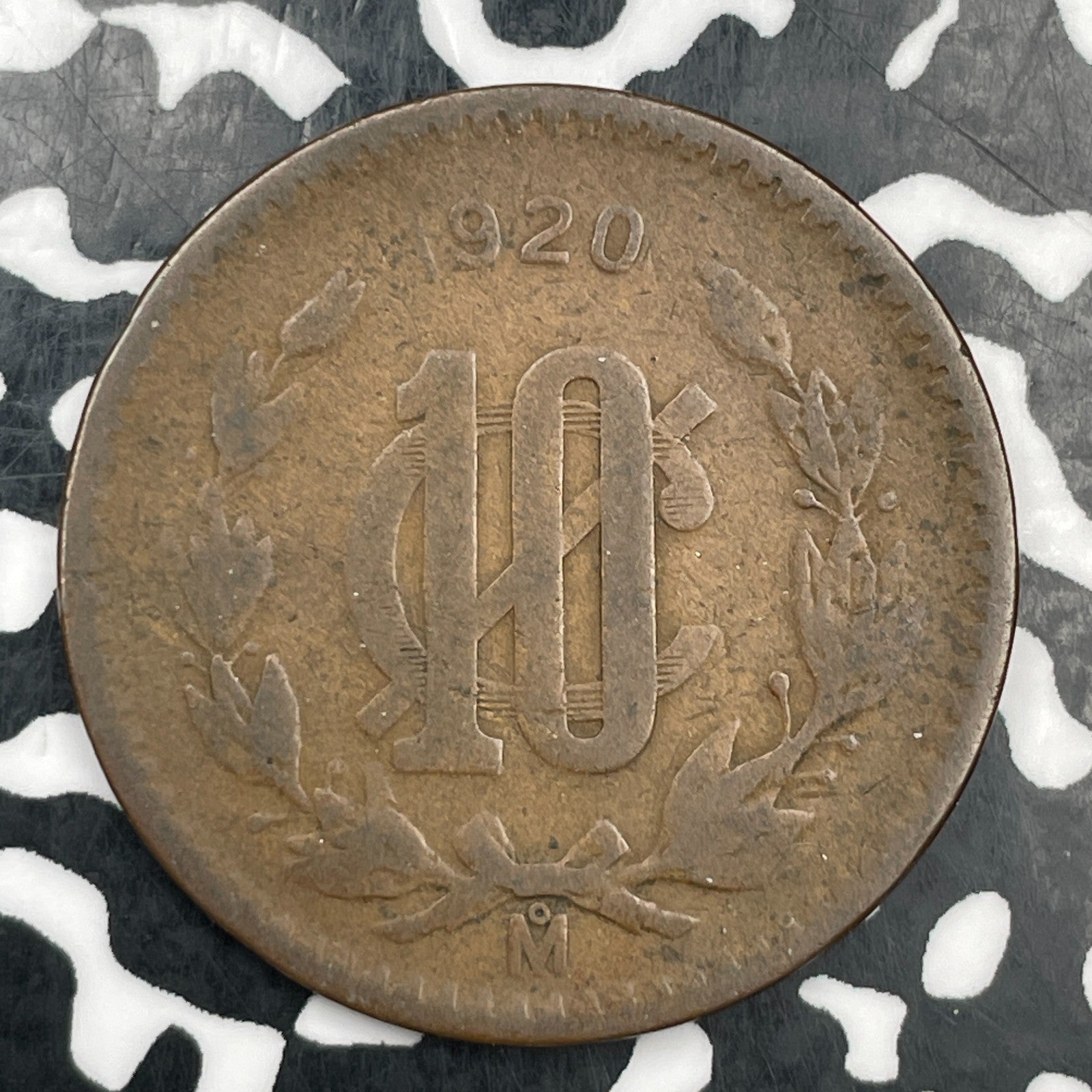 1920-Mo Mexico 10 Centavos Lot#F9699