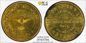 1883 Netherlands Pastry Chef D. Kreunen Brass Medal PCGS MS64 Lot#G9786