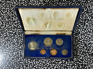 1966 Australia 6x Coin Proof Set Lot#B2606 Silver! Box Water Damaged