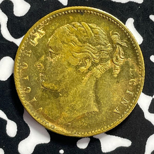 Undated Germany Queen Victoria Token Lot#T9509 Cleaned