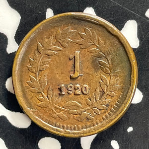 1920 Honduras 1 Centavo Lot#JM0182 Very Scarce! 30,000 Minted