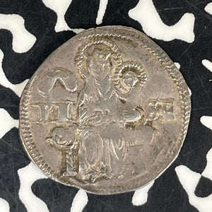 (1285-1312) Italy Pisa Madonna & Child/Eagle AR Mezzo Grosso Lot#JM9451 Silver!