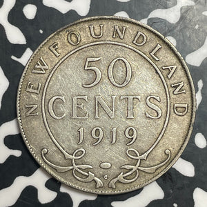 1919-C Newfoundland 50 Cents Lot#T3993 Silver!