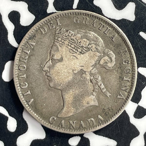 1872-H Canada 25 Cents Lot#T7050 Silver!