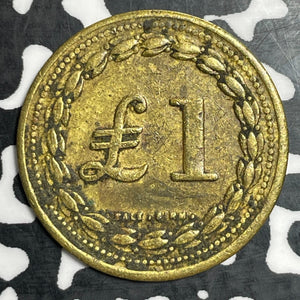 Undated Great Britain Royal Arsenal 1 Pound Token Lot#T2807