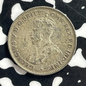 1938 Australia 3 Pence Threepence Lot#C0787 Silver!