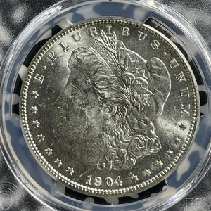 1904-O U.S. $1 Morgan Dollar PCGS MS62 Lot#G426 Silver! Nice UNC!